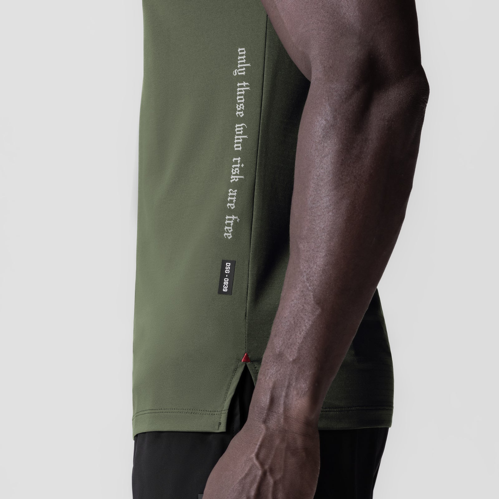 0839. 3D-Lite® 2.0 Lycra® Fitted Tee Olive "OTWR" | ASRV sale