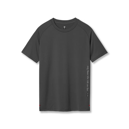 0839. 3D-Lite® 2.0 Lycra® Fitted Tee Space Grey "OTWR" | ASRV on sale