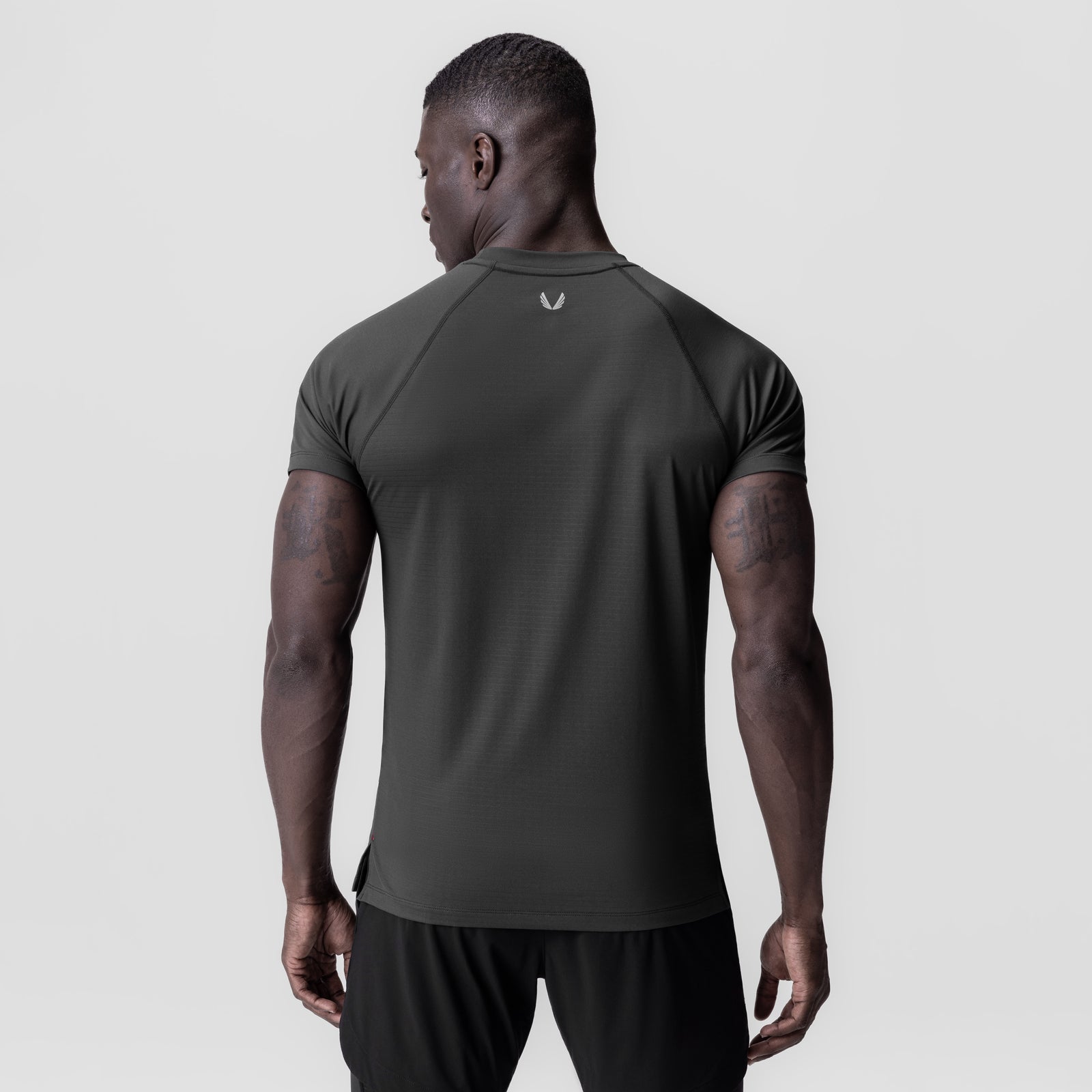 0839. 3D-Lite® 2.0 Lycra® Fitted Tee Space Grey "OTWR" | ASRV on sale