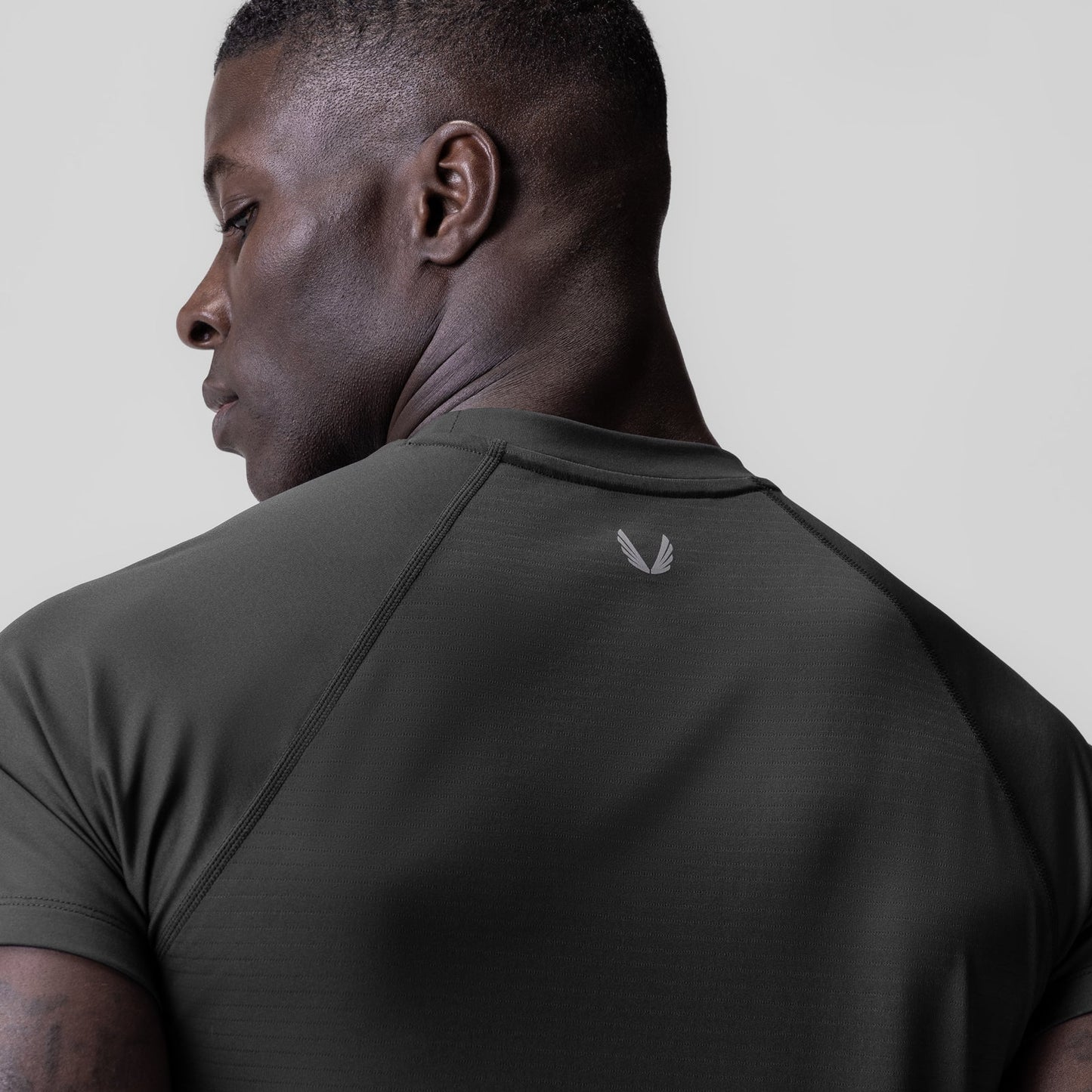 0839. 3D-Lite® 2.0 Lycra® Fitted Tee Space Grey "OTWR" | ASRV on sale