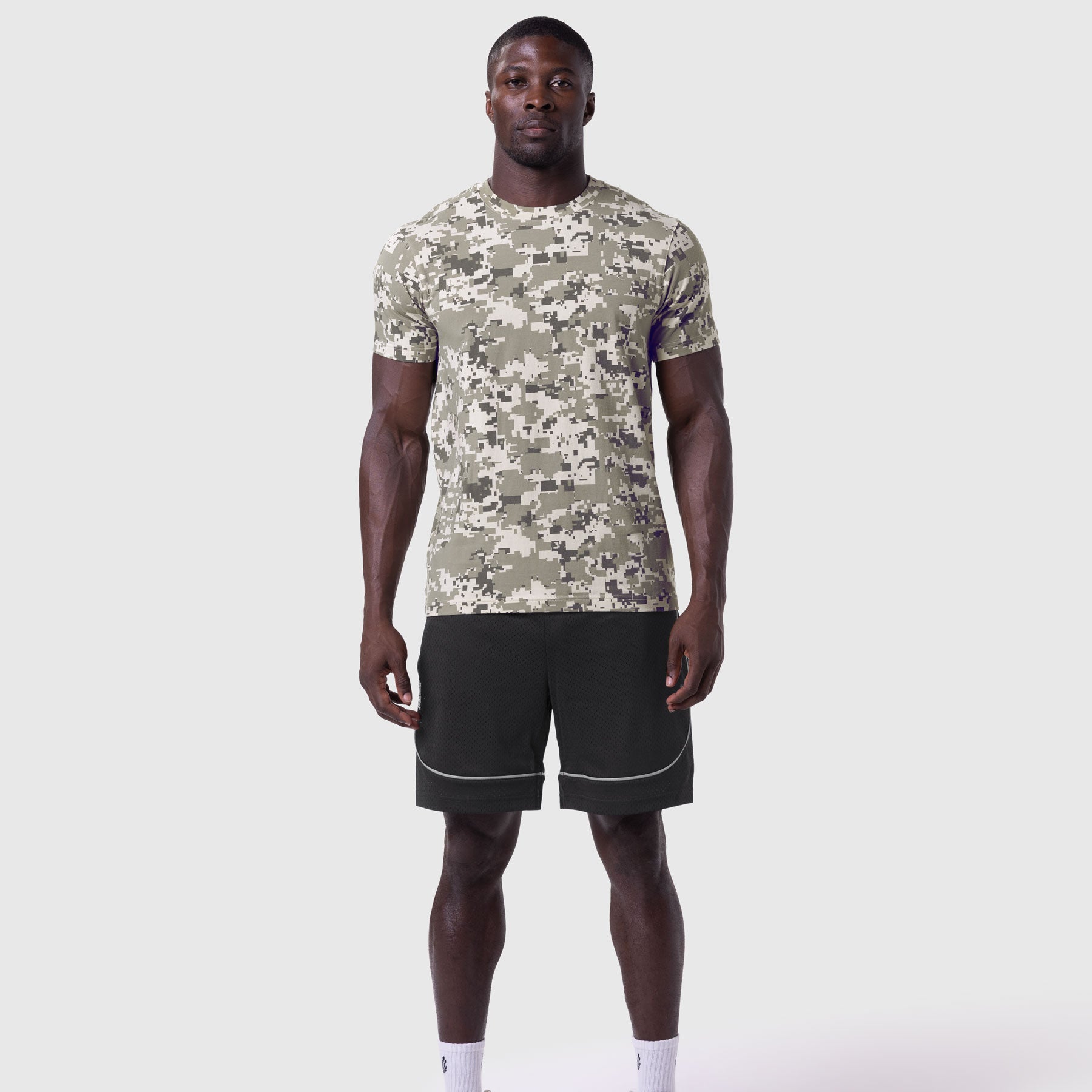 0923. Supima® Essential Tee Digital Camo | ASRV discount