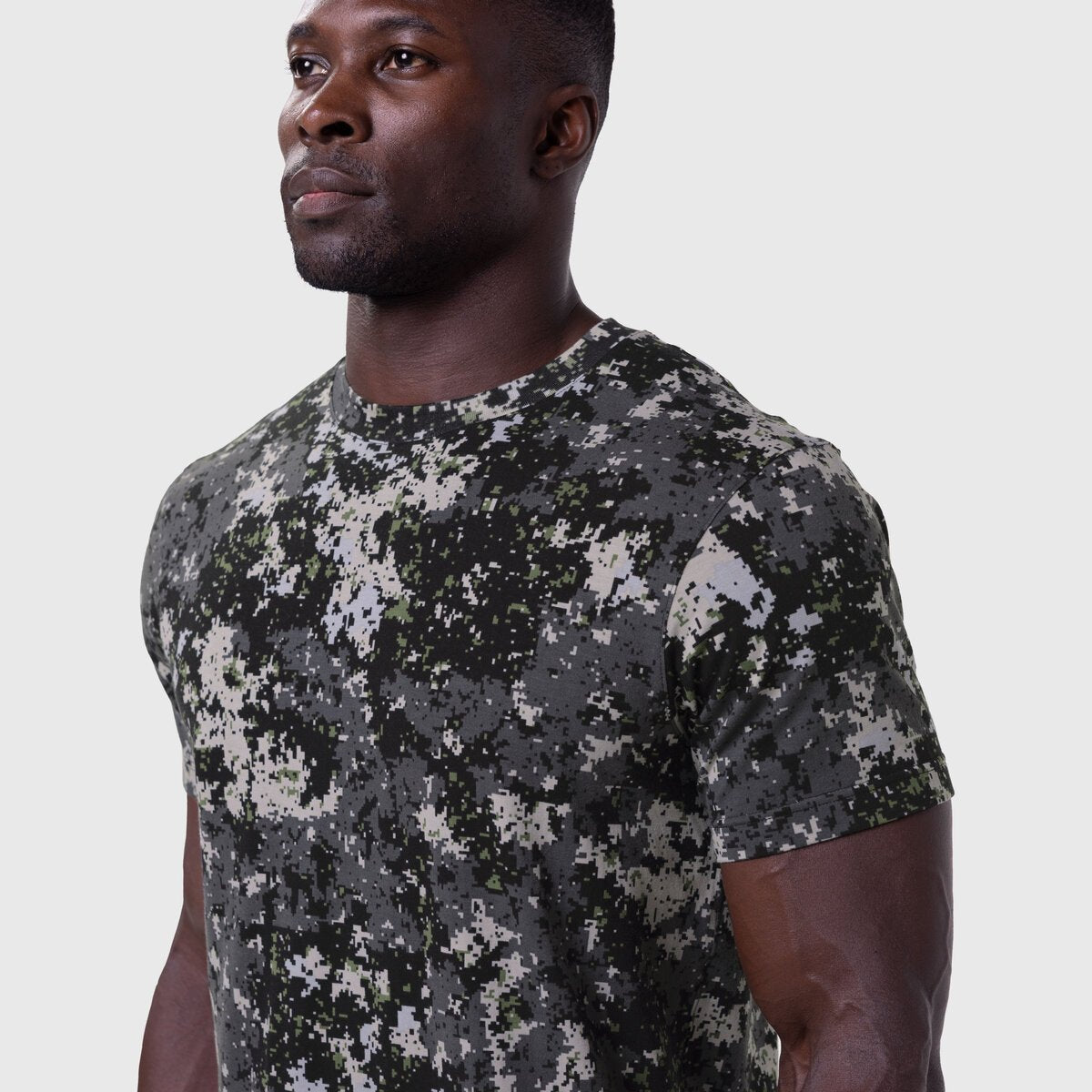 0923. Supima® Essential Tee Pixel Camo | ASRV Online