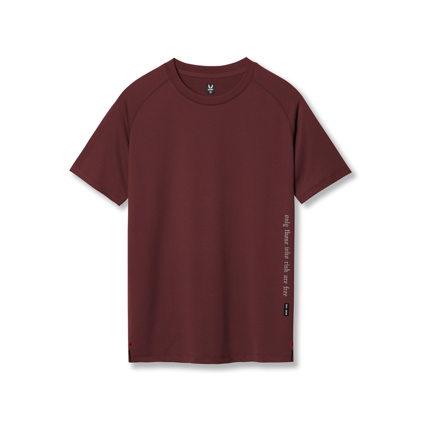 0839. 3D-Lite® 2.0 Lycra® Fitted Tee Crimson "OTWR" | ASRV Discount
