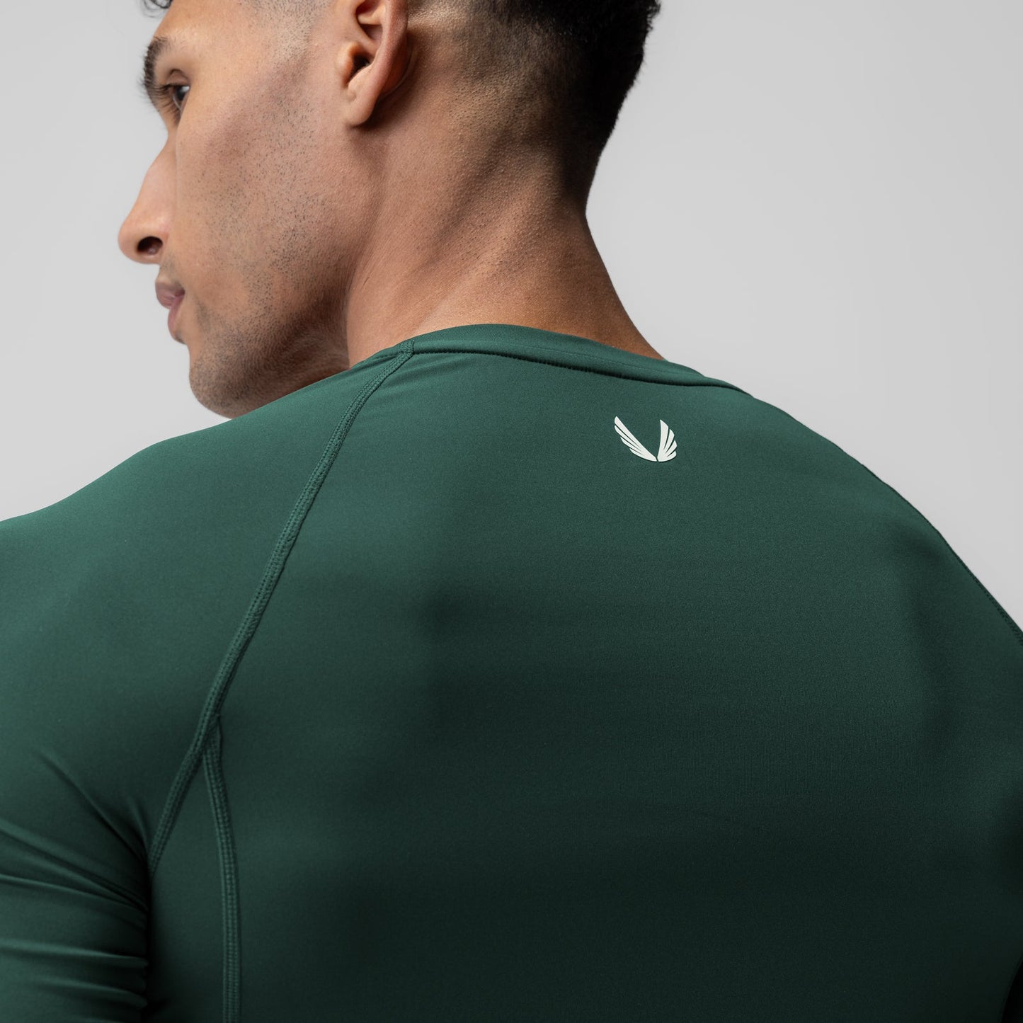 1027. WarpFlexx-Lite® Half-Sleeve Baselayer Forest Green | ASRV US