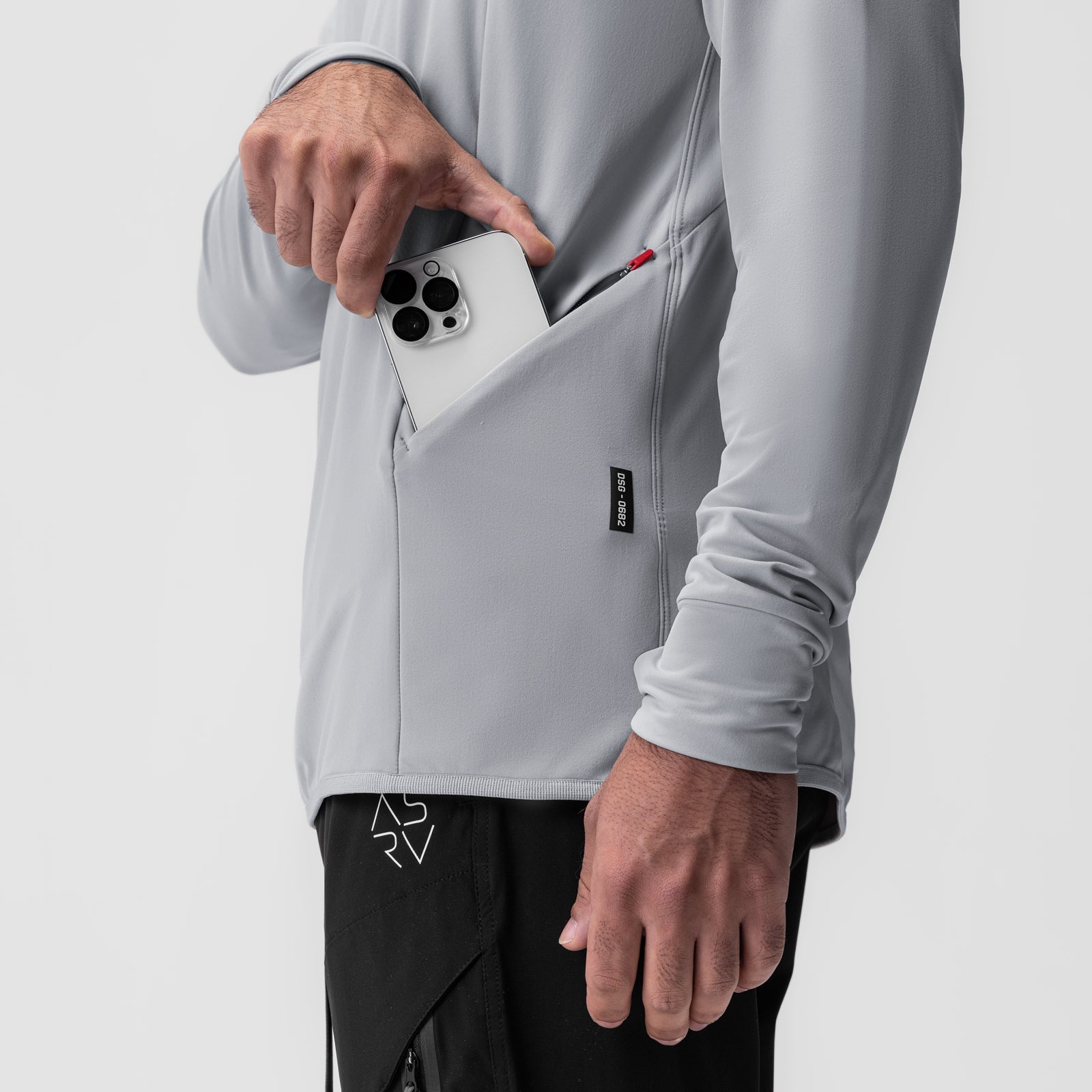 0682. Training Hoodie Slate Grey "Cyber" | ASRV on sale