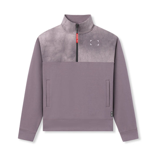 0903. Tech-Terry™ Paneled Quarter Zip Moonscape "Wave Dye" | ASRV Online