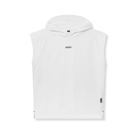 0983. Reversible 2-in-1 Cutoff Hoodie White | ASRV Discount