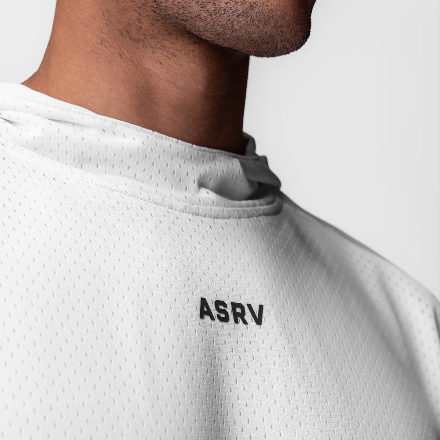 0983. Reversible 2-in-1 Cutoff Hoodie White | ASRV Discount