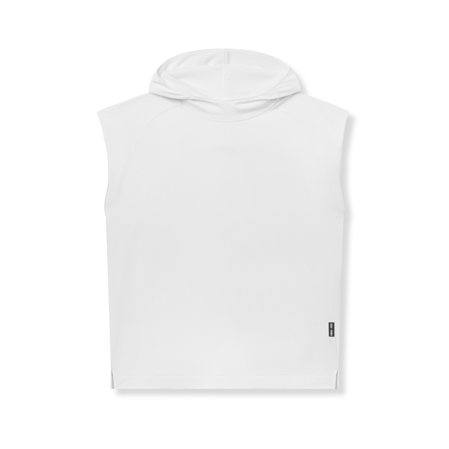 0983. Reversible 2-in-1 Cutoff Hoodie White | ASRV Discount