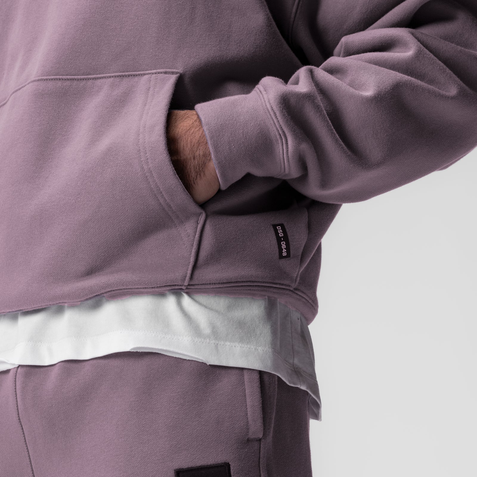 0648. Tech-Terry™ Hoodie Moonscape "Space Bracket" | ASRV US