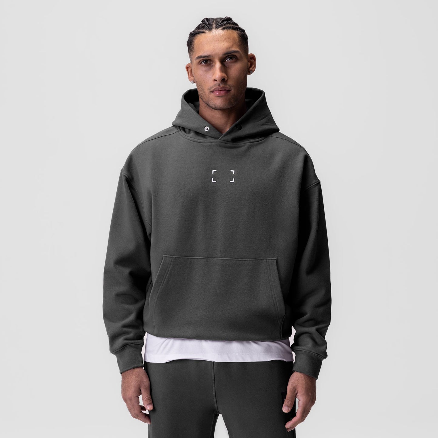 0648. Tech-Terry™ Hoodie Space Grey "Space Bracket" | ASRV sale