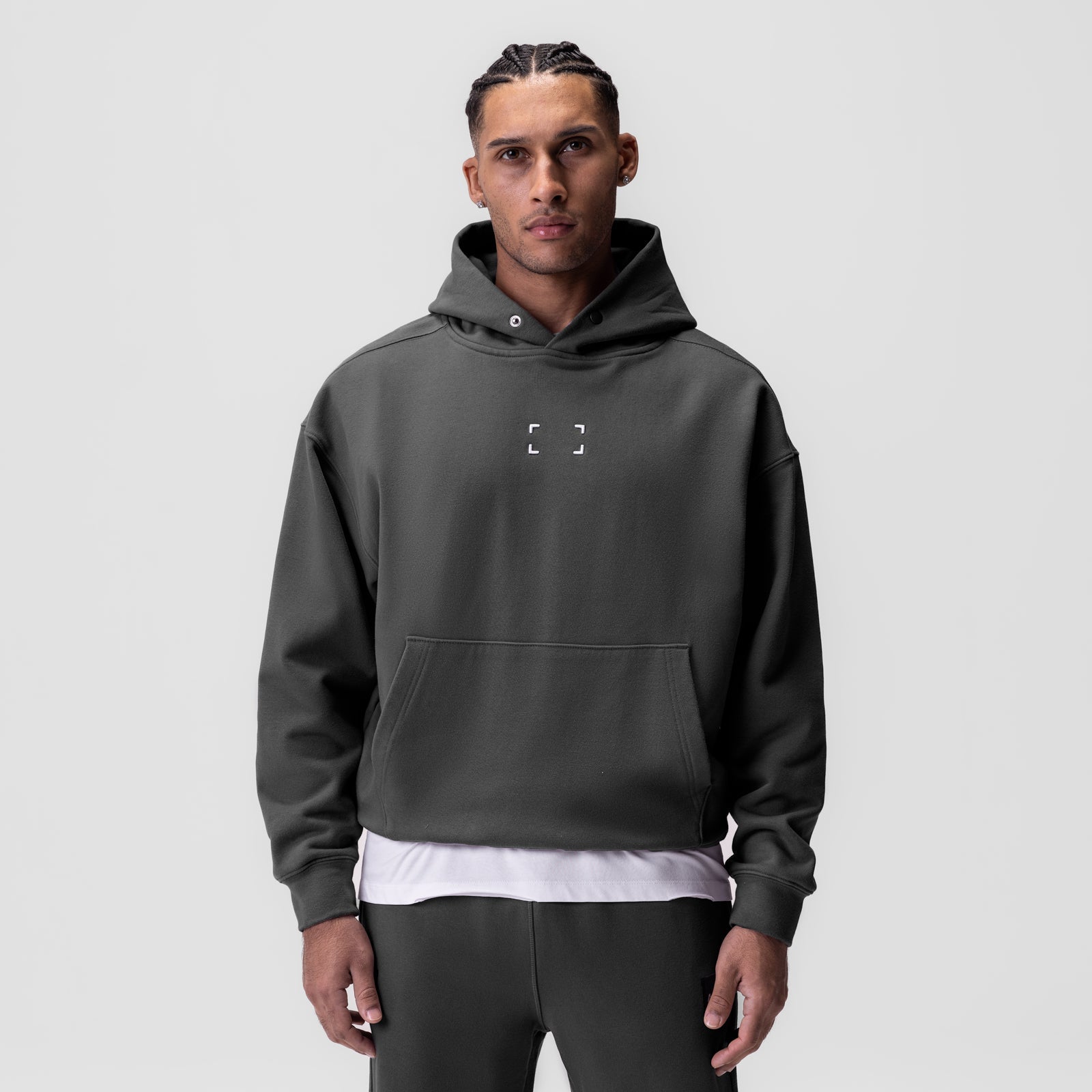 0648. Tech-Terry™ Hoodie Space Grey "Space Bracket" | ASRV sale