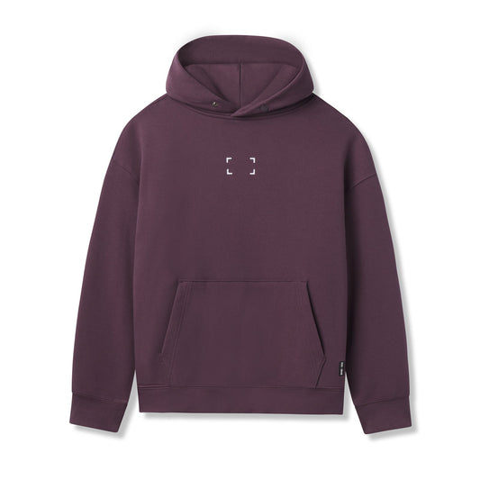 0648. Tech-Terry™ Hoodie Deep Purple "Space Bracket" | ASRV on sale
