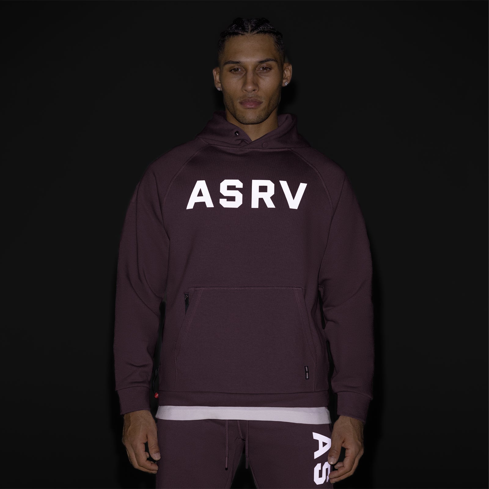 0905. Tech-Terry™ Weather-Ready Training Hoodie Deep Purple "ASRV" | ASRV discount