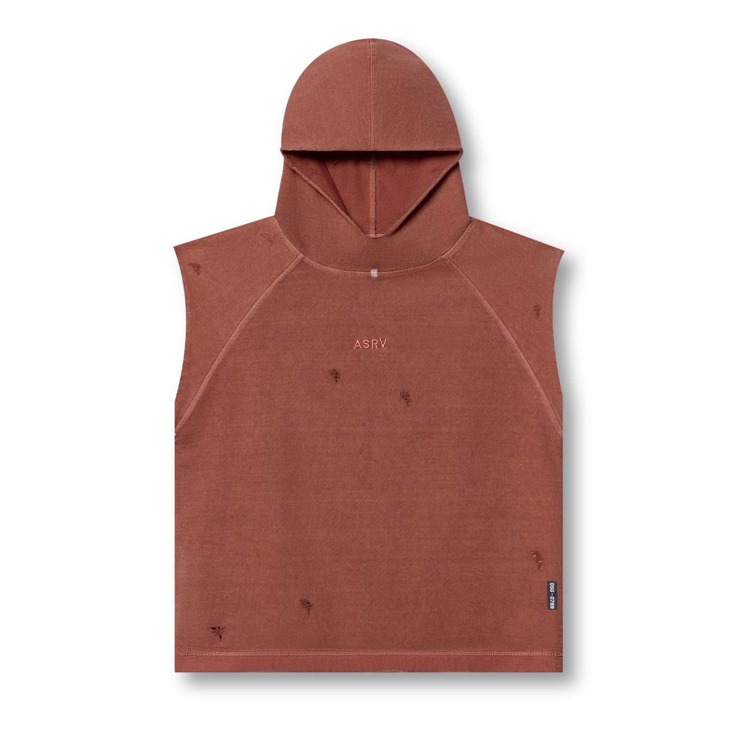 0799. Tech Essential™ Cutoff Hoodie Faded Brick | ASRV near me