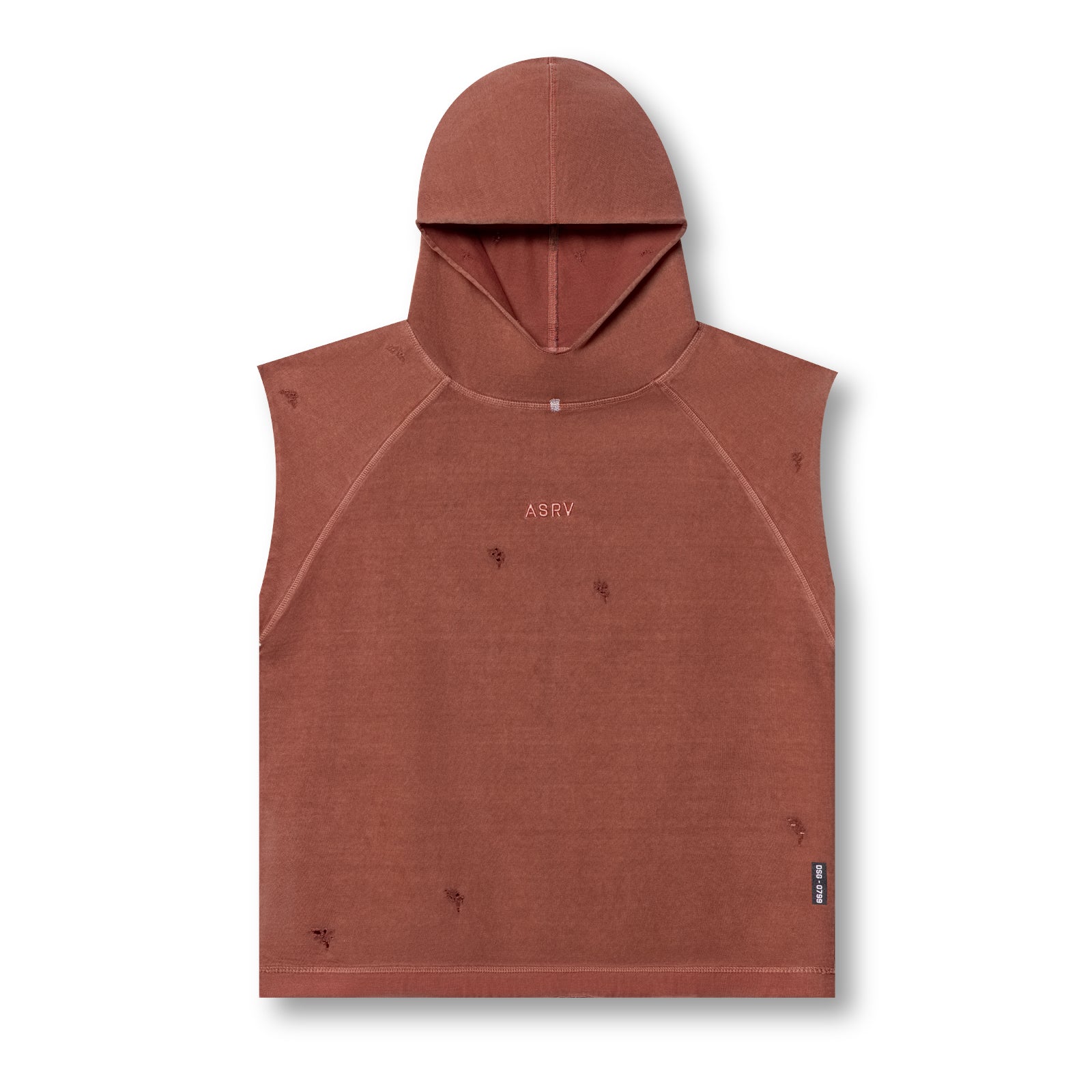 0799. Tech Essential™ Cutoff Hoodie Faded Brick | ASRV near me
