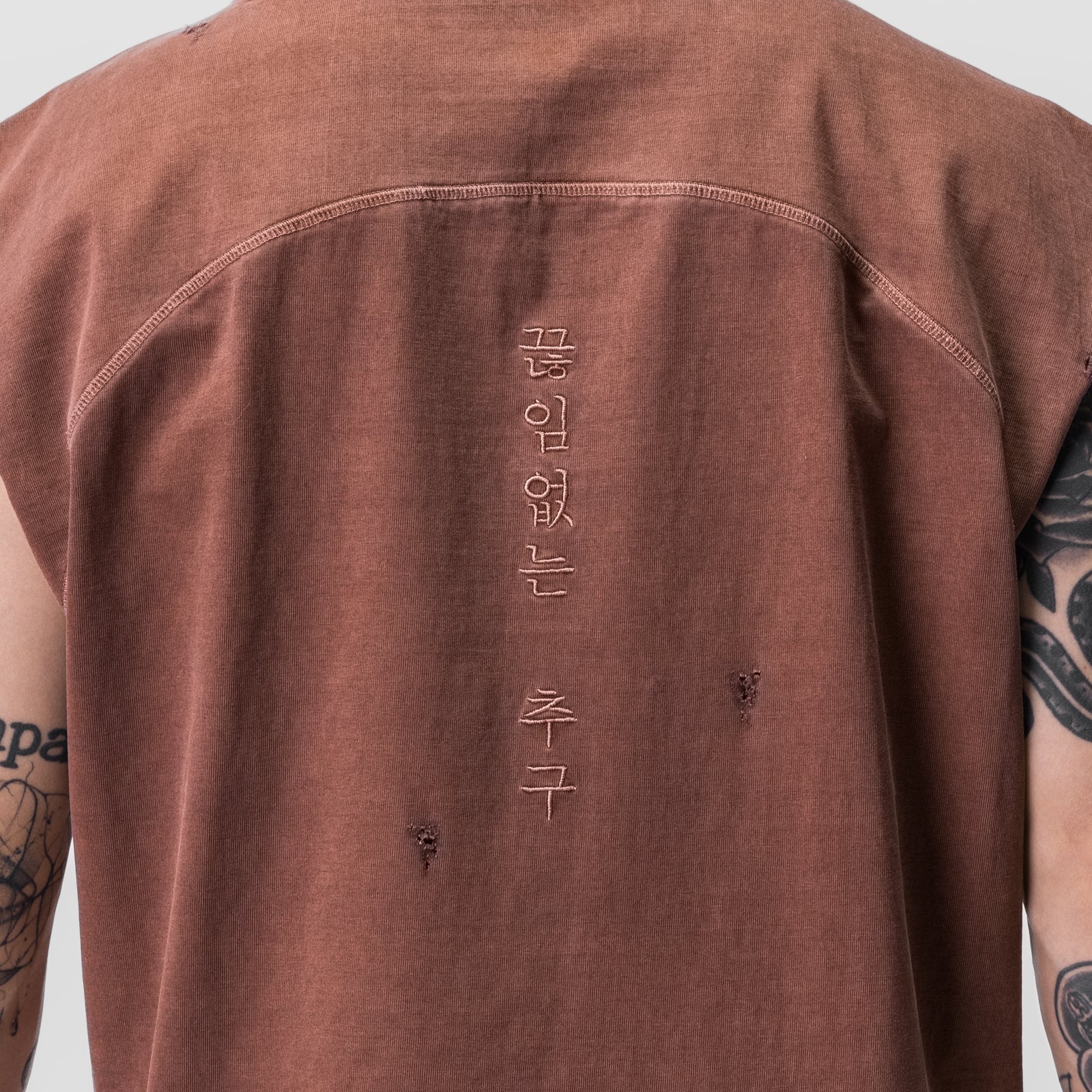 0799. Tech Essential™ Cutoff Hoodie Faded Brick | ASRV near me