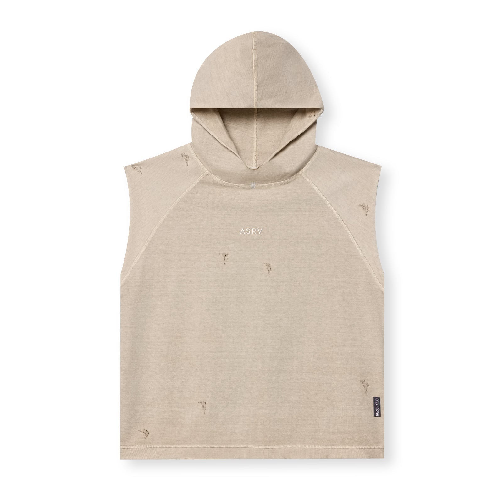 0799. Tech Essential™ Cutoff Hoodie Faded Beige | ASRV sale