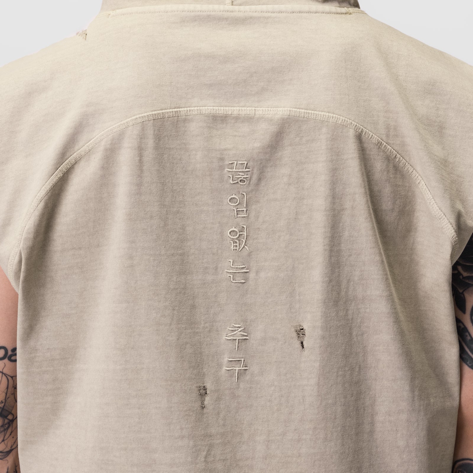 0799. Tech Essential™ Cutoff Hoodie Faded Beige | ASRV sale