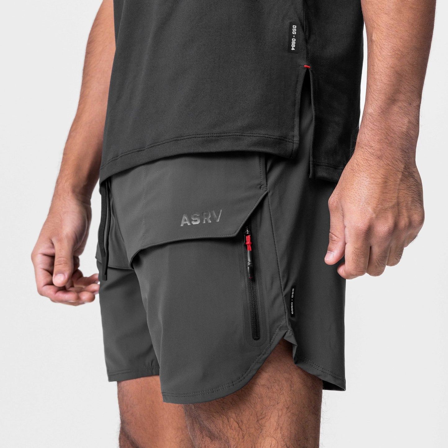 0689. Tetra-Lite® 7" Tech Short Space Grey | ASRV for sale
