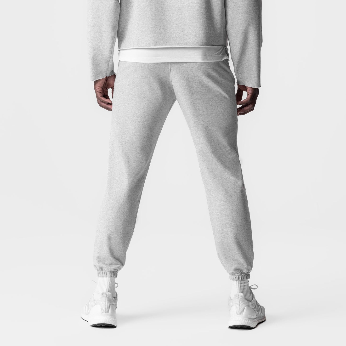 0956. Micro-Terry Jogger Heather Grey | ASRV US