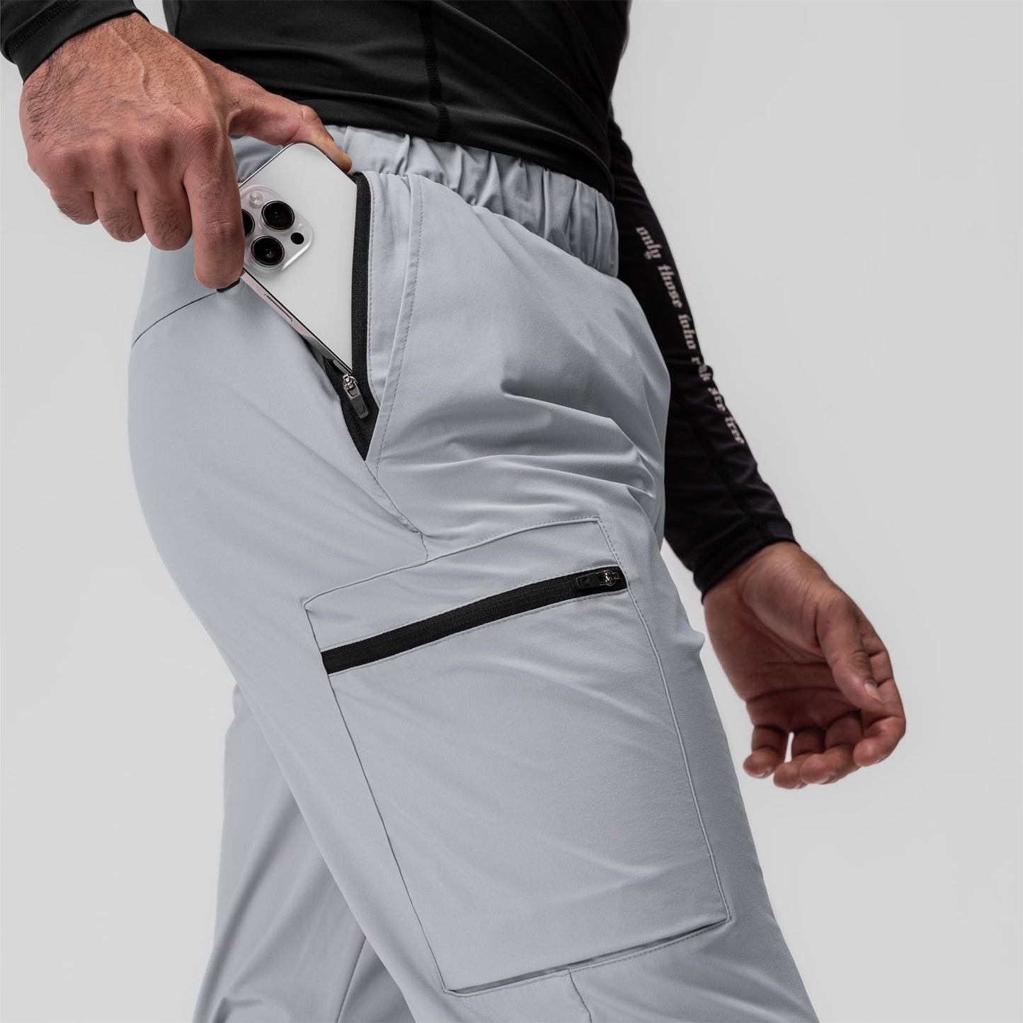 0656. Tetra-Lite® Standard Zip Jogger Slate Grey "Cyber" | ASRV on sale