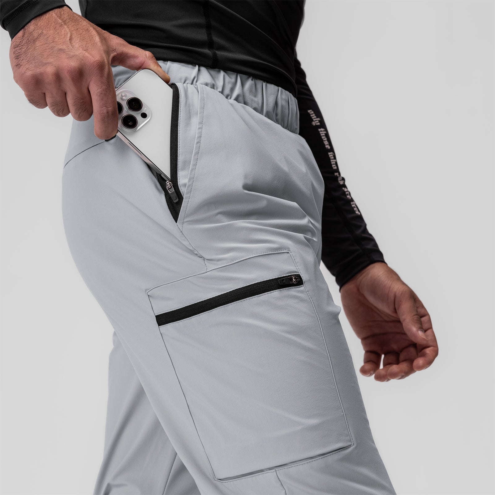 0656. Tetra-Lite® Standard Zip Jogger Slate Grey "Cyber" | ASRV on sale