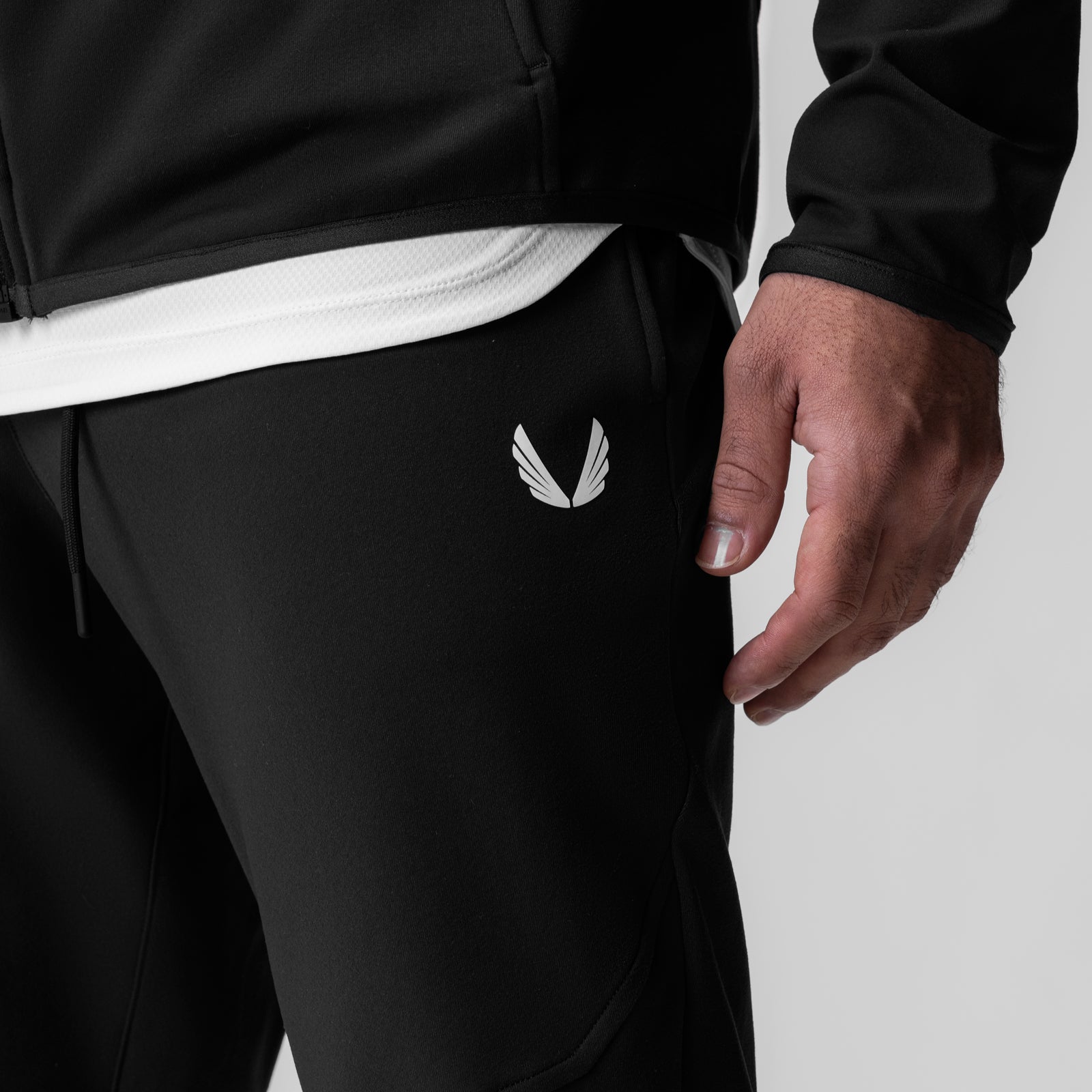 0955. Performance Fleece Jogger Black | ASRV for sale