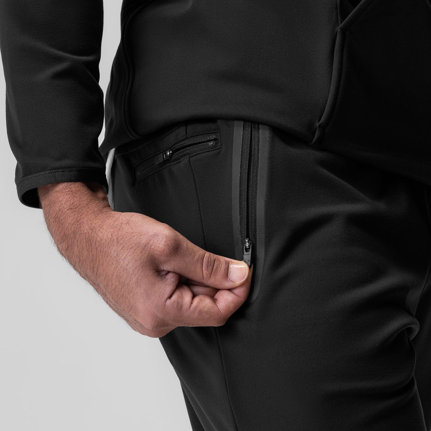 0955. Performance Fleece Jogger Black | ASRV for sale