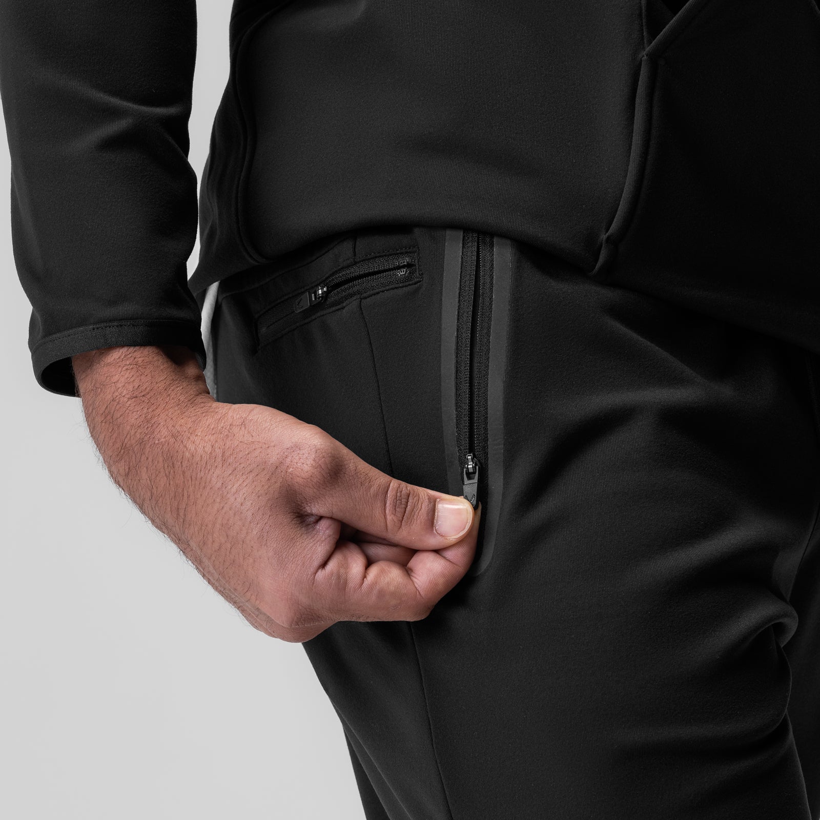 0955. Performance Fleece Jogger Black | ASRV for sale