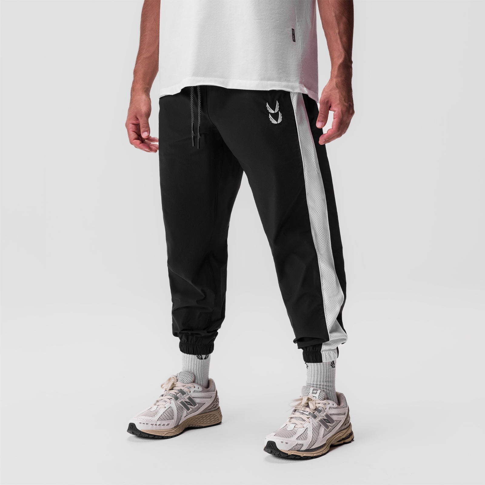 0796. Ripstop Oversized Track Pant Black | ASRV discount