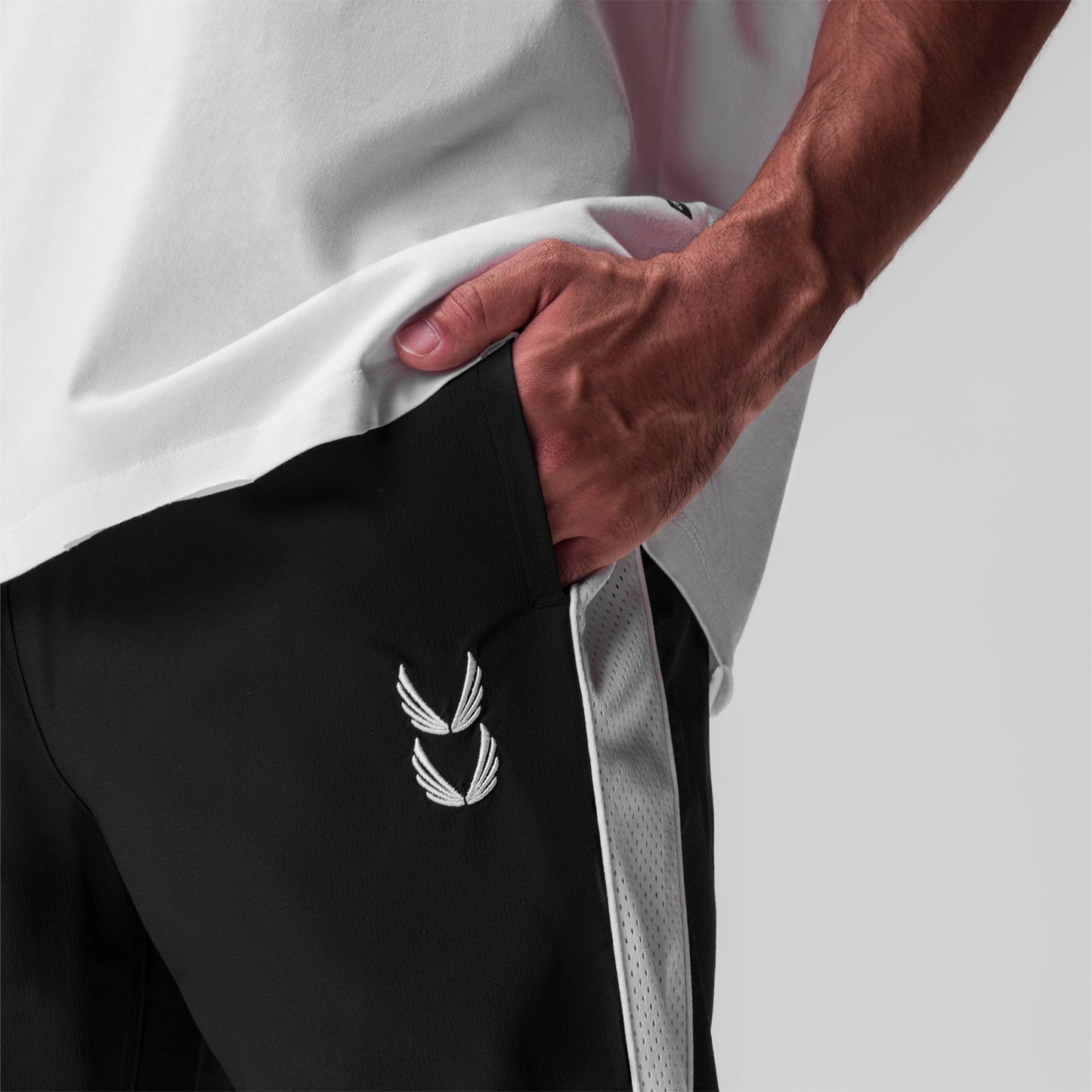0796. Ripstop Oversized Track Pant Black | ASRV discount