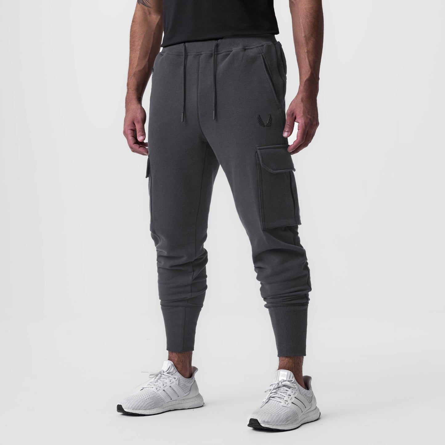 0654. Tech-Terry™ Cargo High Rib Jogger Dusk Black | ASRV Discount
