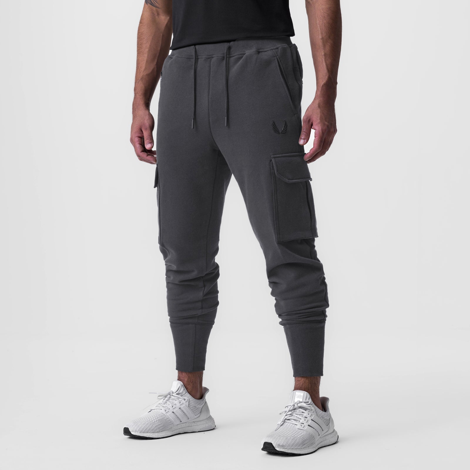 0654. Tech-Terry™ Cargo High Rib Jogger Dusk Black | ASRV Discount