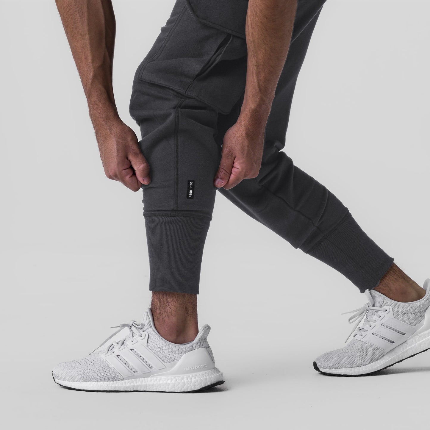 0654. Tech-Terry™ Cargo High Rib Jogger Dusk Black | ASRV Discount