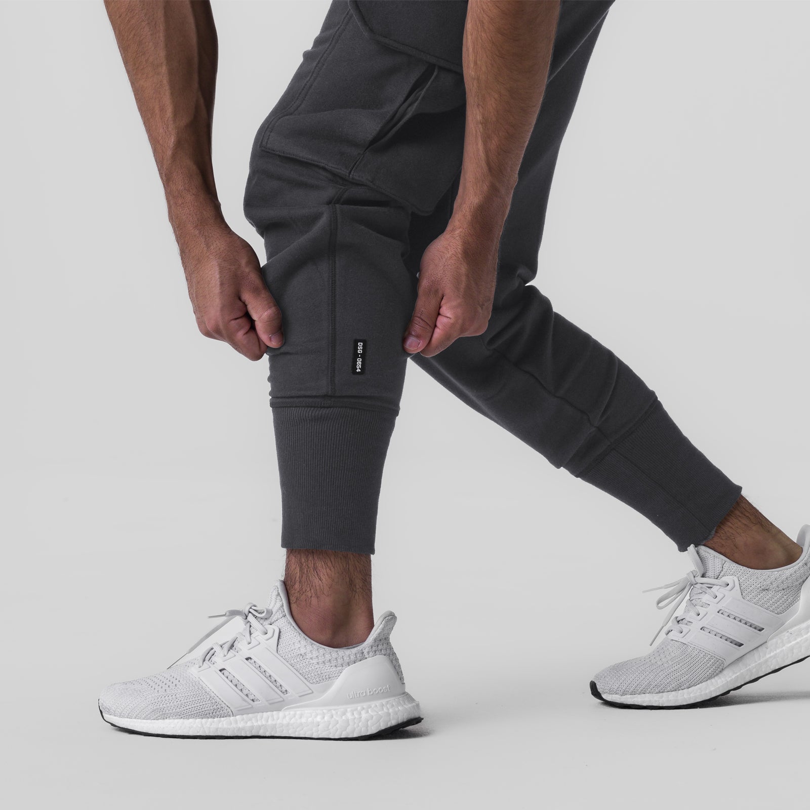 0654. Tech-Terry™ Cargo High Rib Jogger Dusk Black | ASRV Discount