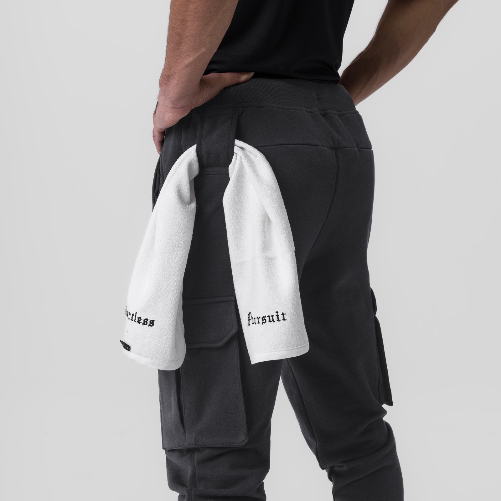 0654. Tech-Terry™ Cargo High Rib Jogger Dusk Black | ASRV Discount