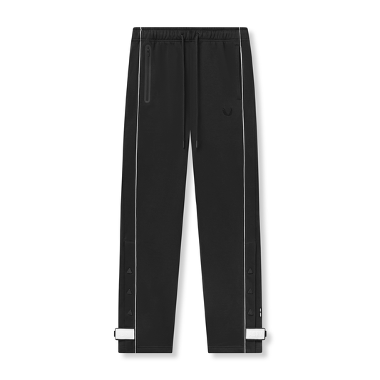 0998. Herringbone Terry Snap Button Sweats Black | ASRV sale