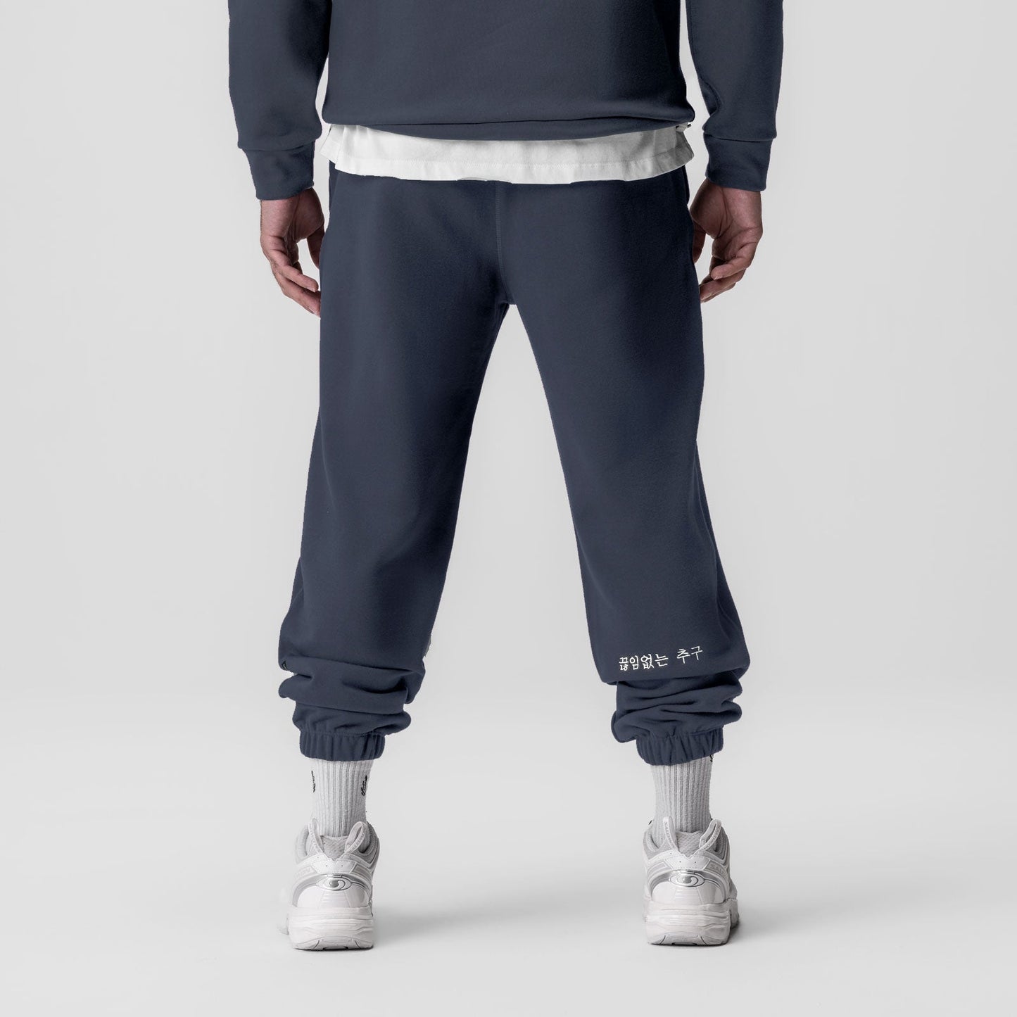 0655. Tech-Terry™ Oversized Sweats Navy "Emblem" | ASRV for sale