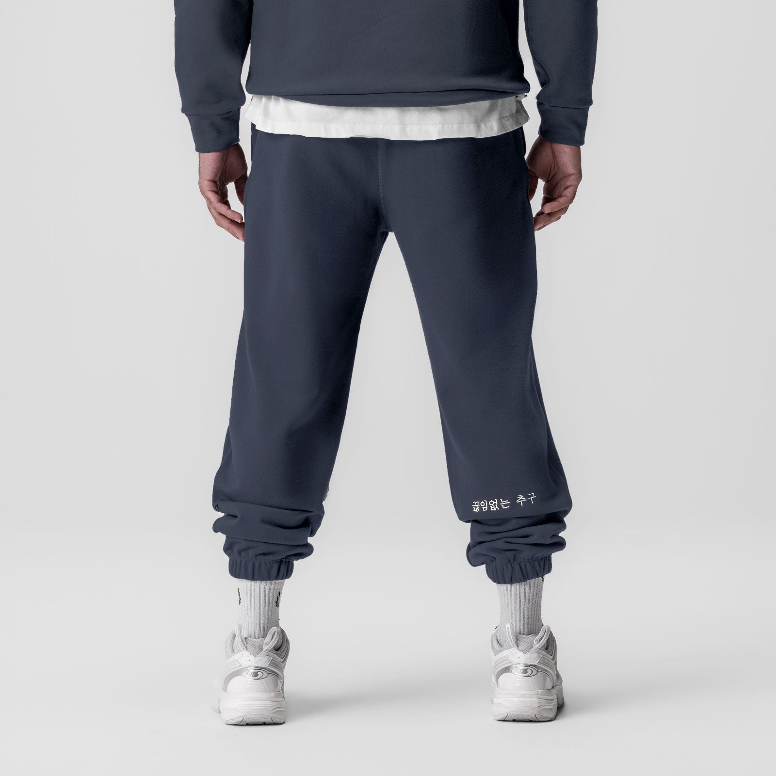 0655. Tech-Terry™ Oversized Sweats Navy "Emblem" | ASRV for sale
