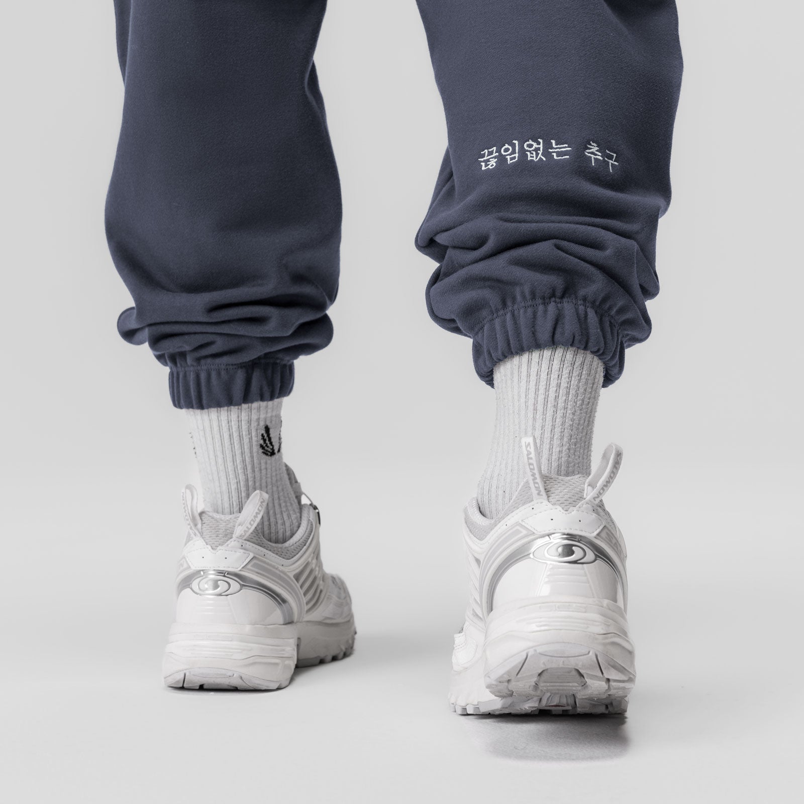 0655. Tech-Terry™ Oversized Sweats Navy "Emblem" | ASRV for sale
