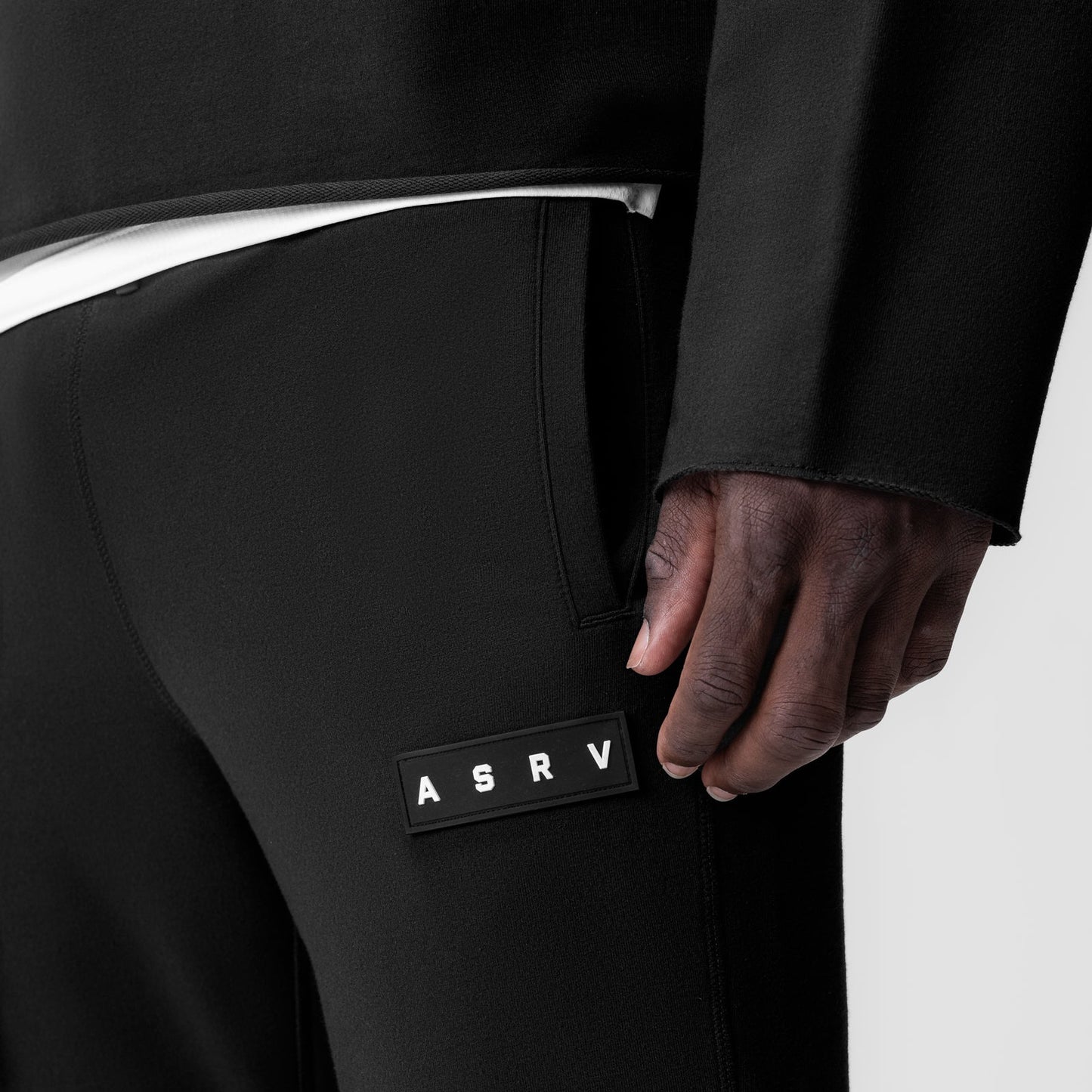 0956. Micro-Terry Jogger Black | ASRV discount
