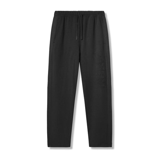 0957. Waffle Knit Relaxed Sweatpant Black/Black | ASRV sale