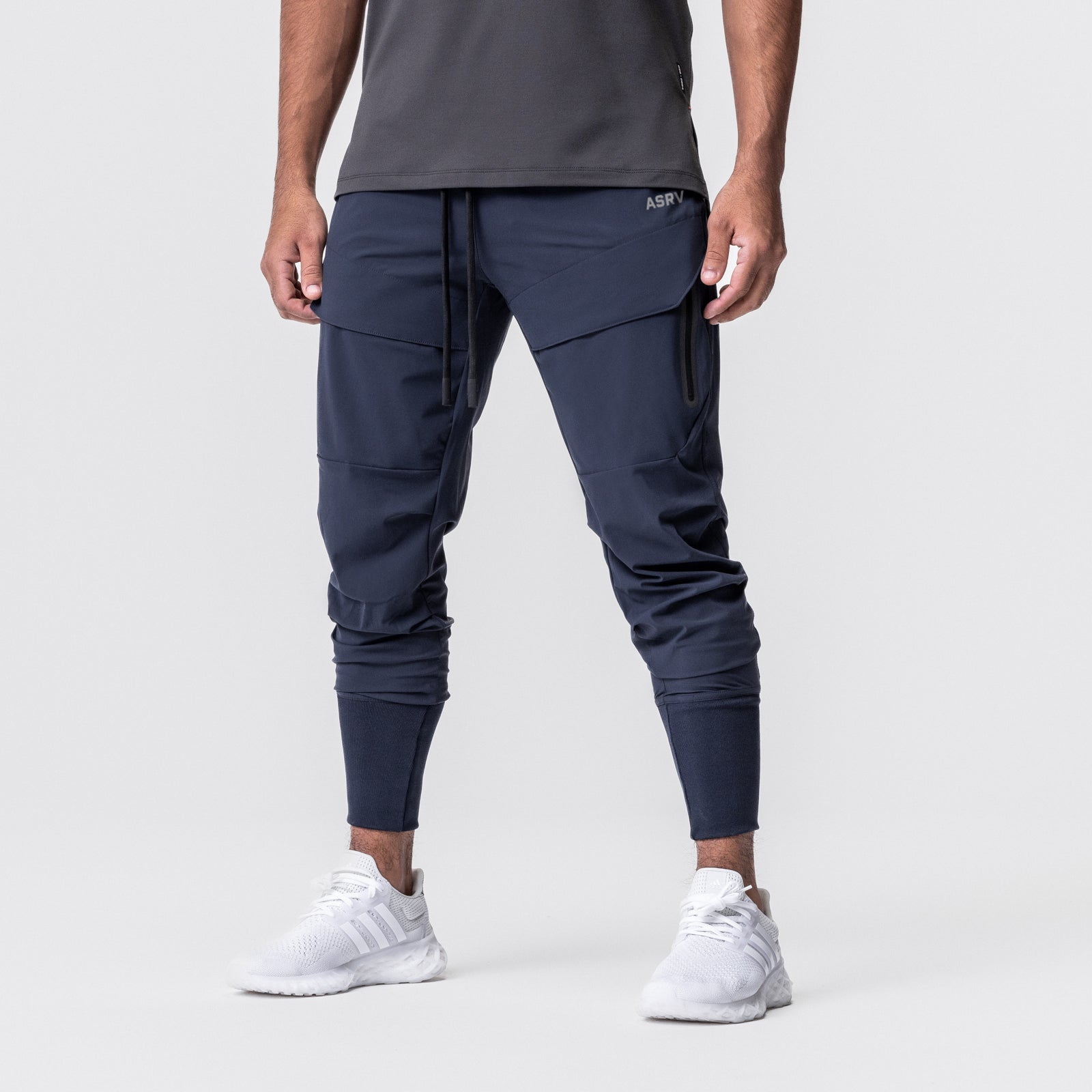 0690. Tetra-Lite® Tech High Rib Jogger Navy | ASRV Online
