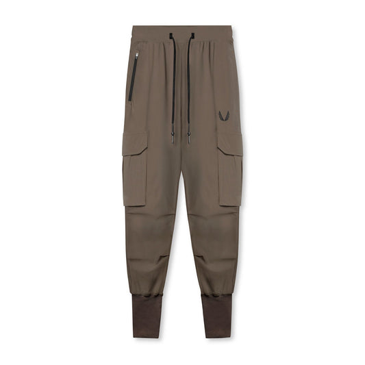 0437. Tetra-Lite® Cargo High Rib Jogger Deep Taupe | ASRV Discount
