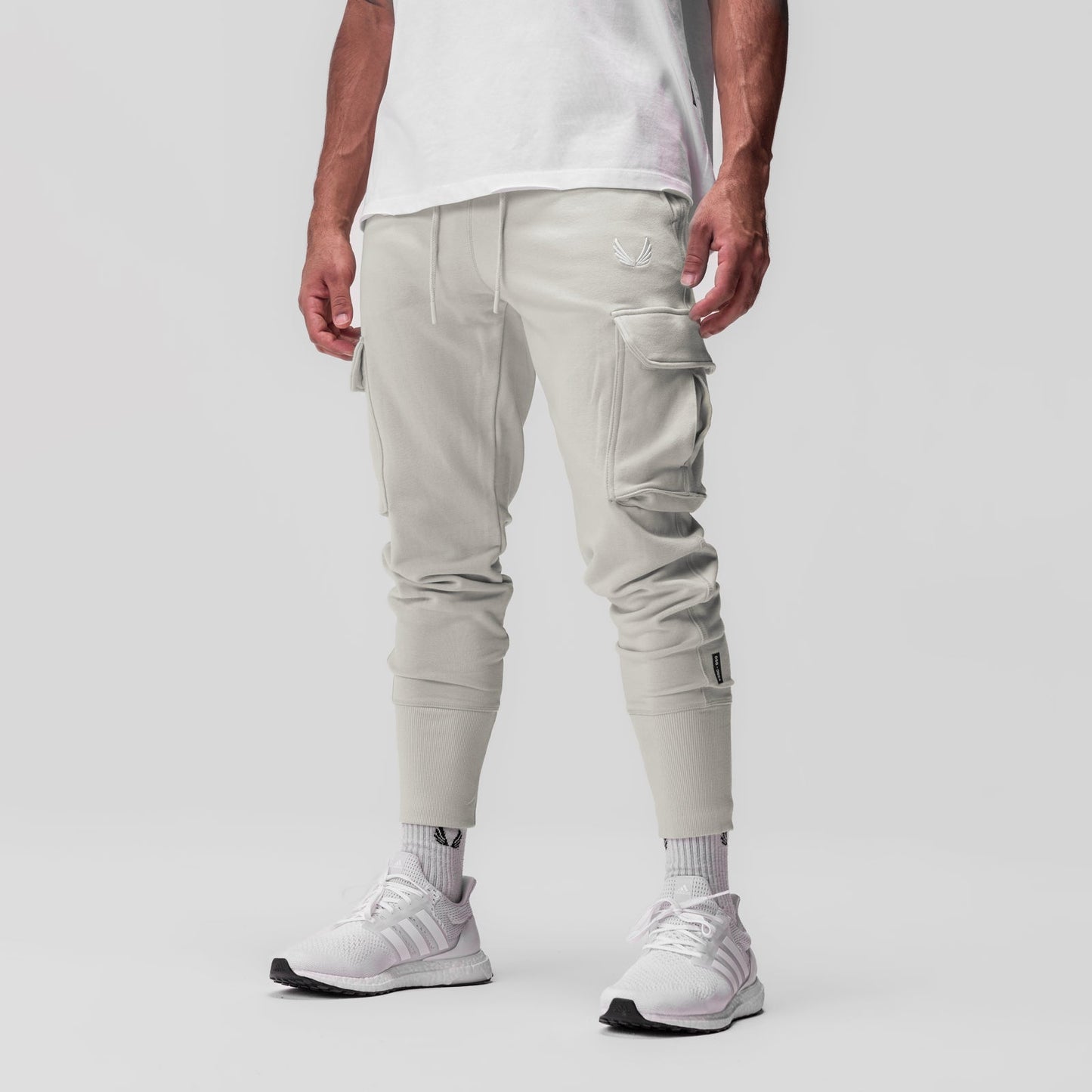 0654. Tech-Terry™ Cargo High Rib Jogger Stone | ASRV US