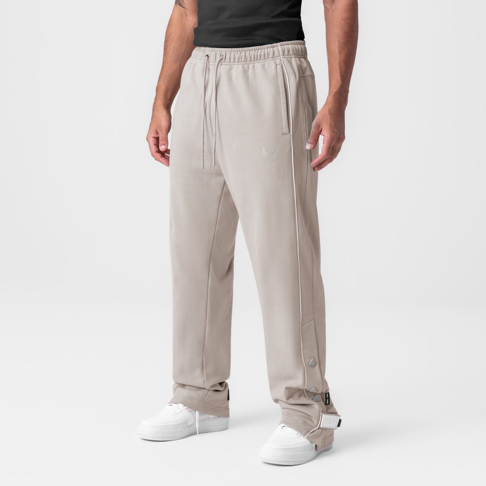 0998. Herringbone Terry Snap Button Sweats Chai | ASRV on sale