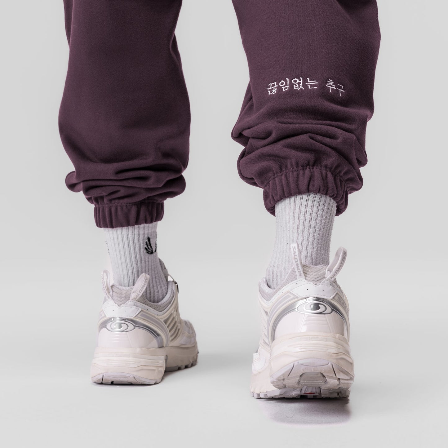 0655. Tech-Terry™ Oversized Sweats Deep Purple "Patch" | ASRV for sale