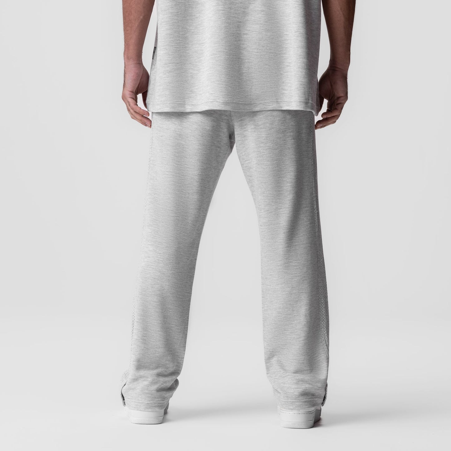 0957. Waffle Knit Relaxed Sweatpant Heather Grey | ASRV sale