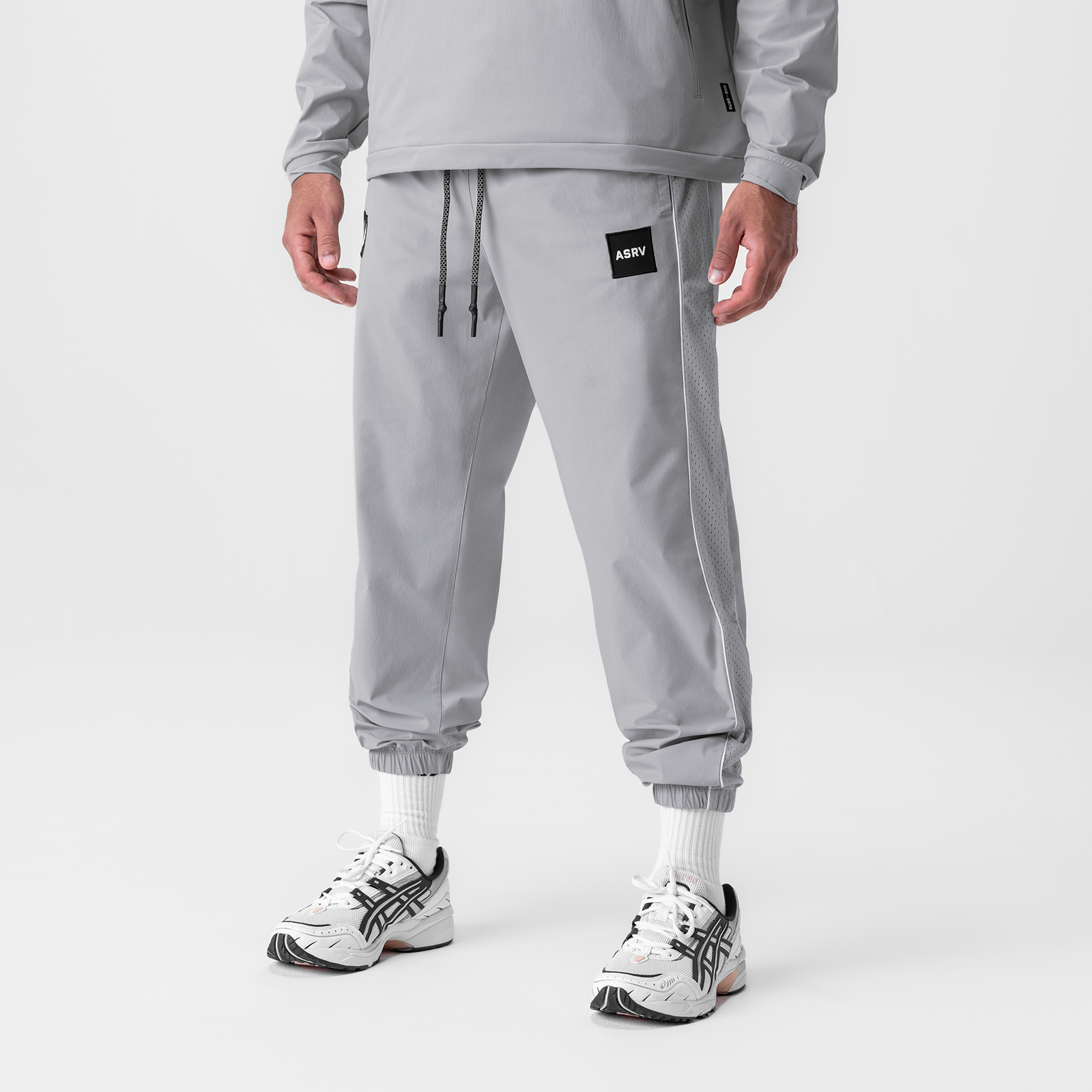 0796. Ripstop Oversized Track Pant Slate Grey "Patch" | ASRV discount